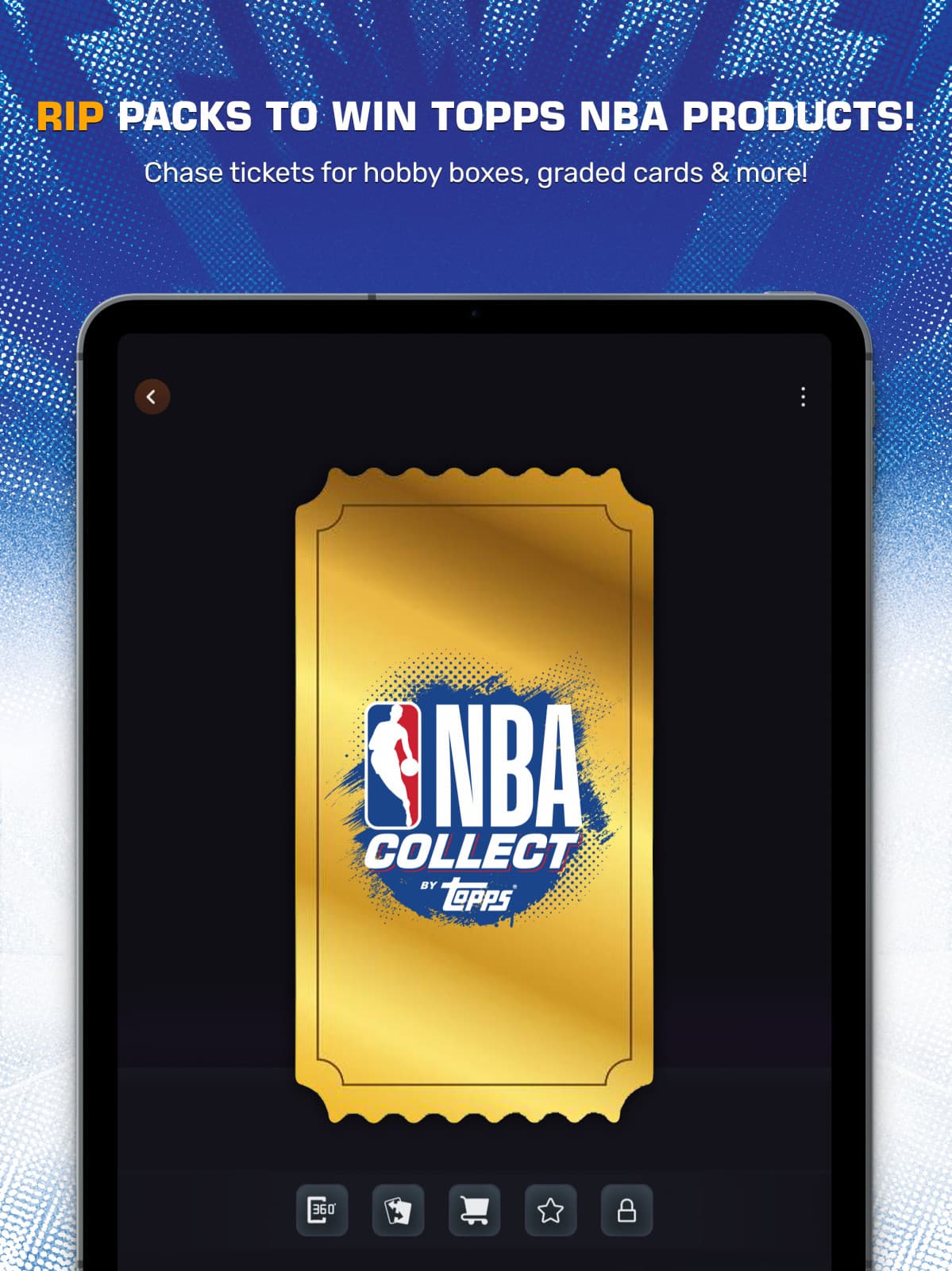 NBA Collect challenge screen